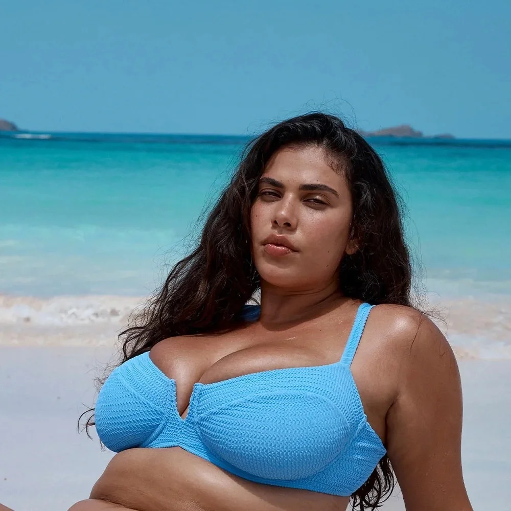 Monday Swimwear Blue Bikini top